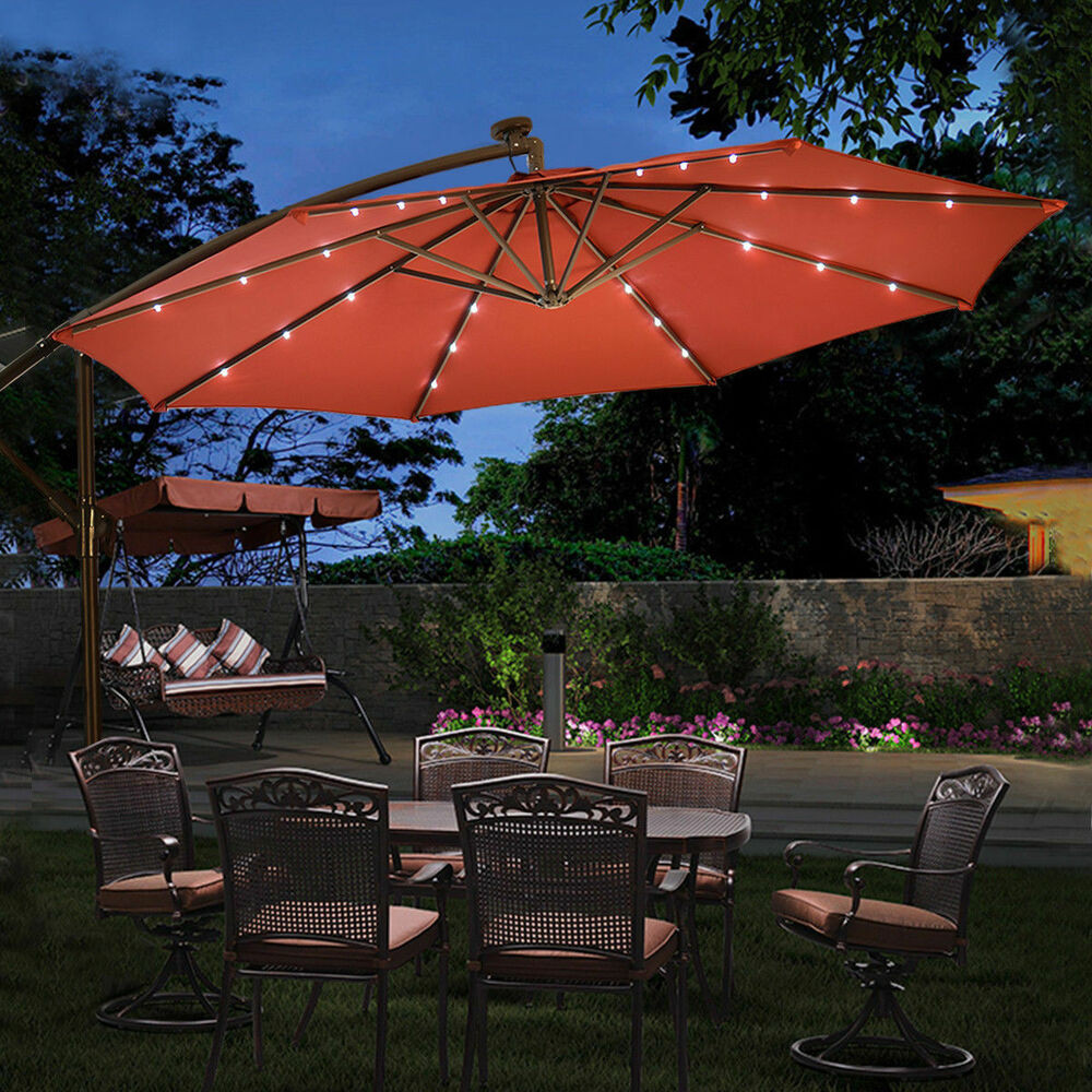Best ideas about Offset Patio Umbrella
. Save or Pin 10 Hanging Solar LED Umbrella Patio Sun Shade fset Now.