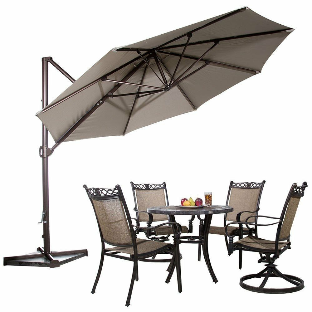 Best ideas about Offset Patio Umbrella
. Save or Pin 11ft fset Cantilever Patio Umbrella w Tilt Crank Outdoor Now.