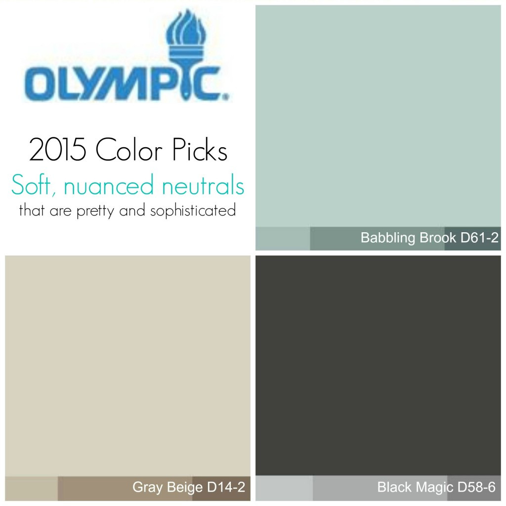Best ideas about Olympic Paint Colors
. Save or Pin 2015 Color Trends DIO Home Improvements Now.