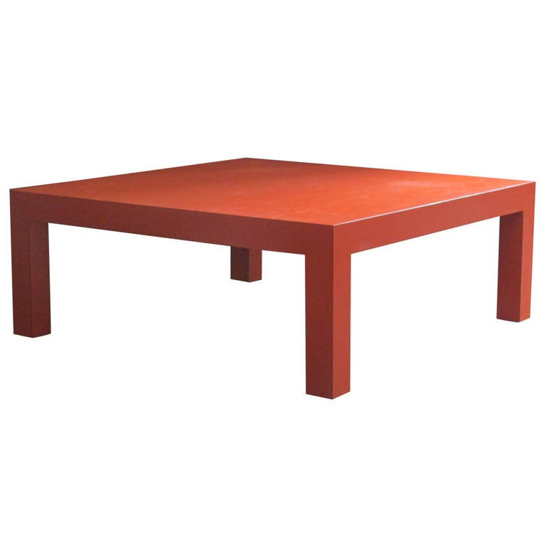 Best ideas about Orange Coffee Table
. Save or Pin Persimmon Orange Laminated Parsons Coffee Table at 1stdibs Now.