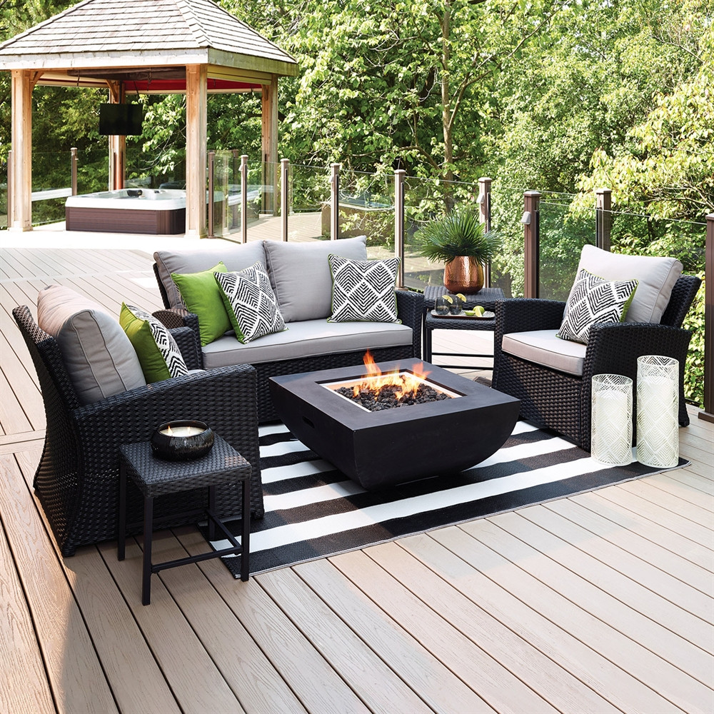 Best ideas about Out Door Patio Furniture
. Save or Pin allen roth Piedmont 4 Piece Patio Conversation Set Now.