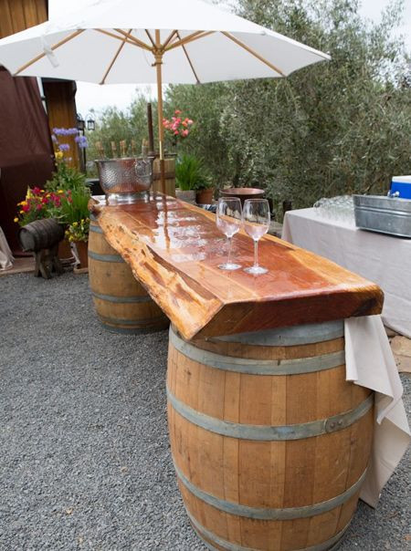 Best ideas about Outdoor Bar Ideas DIY
. Save or Pin DIY outdoor bar ideas using wine barrels Now.