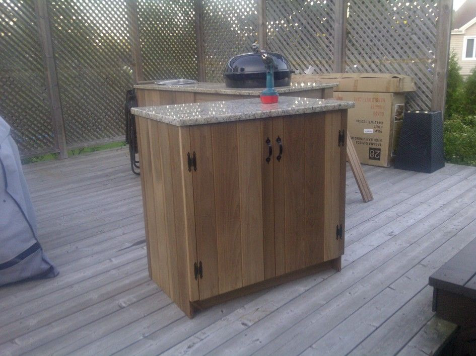 Best ideas about Outdoor Cabinet DIY
. Save or Pin In parable Charcoal Outdoor Kitchen Island And Now.