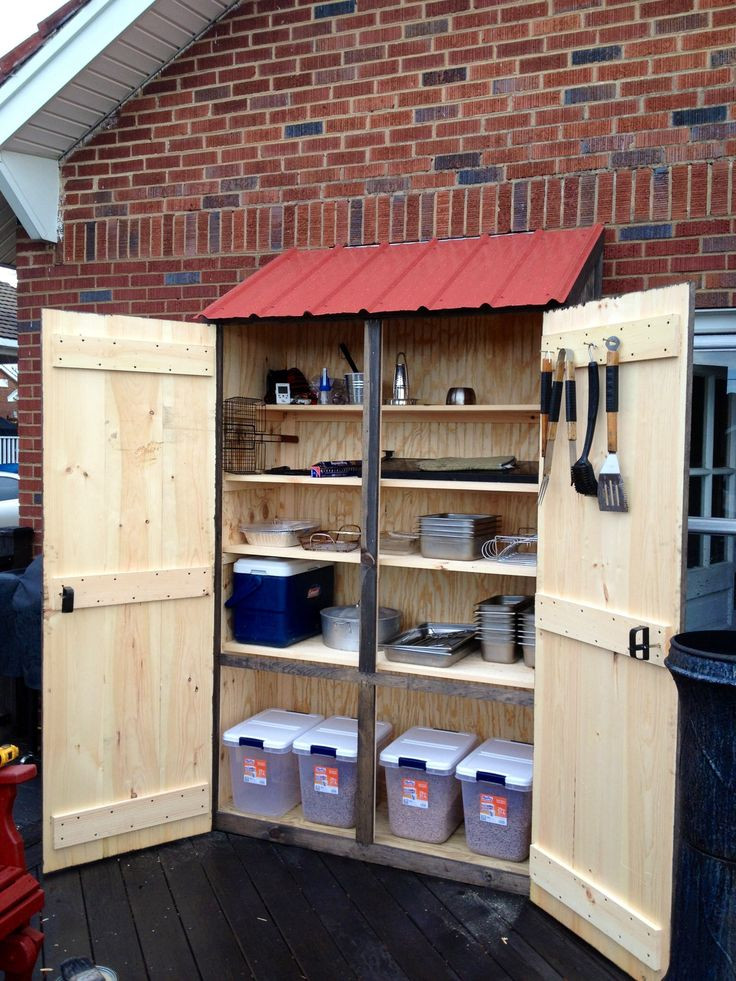 Best ideas about Outdoor Cabinet DIY
. Save or Pin 25 best ideas about Outdoor Storage on Pinterest Now.