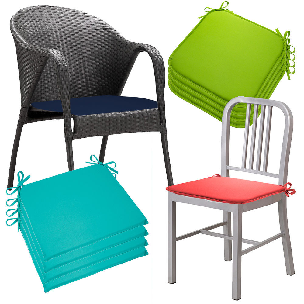 Best ideas about Outdoor Chair Pads
. Save or Pin Set 4 Outdoor Memory Foam Chair Cushions Seat Pads Ties Now.