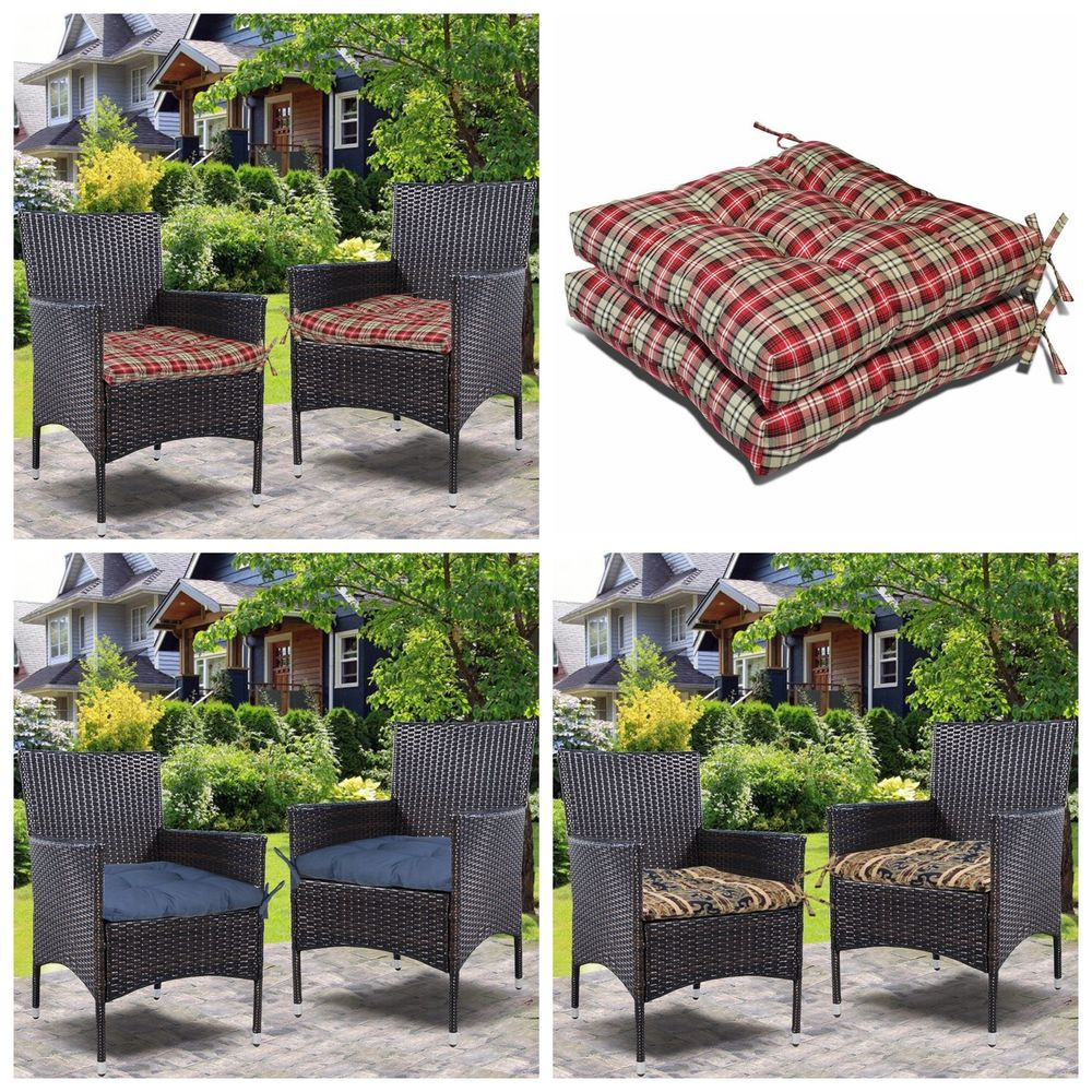 Best ideas about Outdoor Chair Pads
. Save or Pin Set 2 2Pc fice Dining Room Garden Chair Seat Cushion Now.