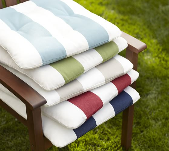 Best ideas about Outdoor Dining Chair Cushions
. Save or Pin Tufted Outdoor Dining Chair Cushion Stripe Now.