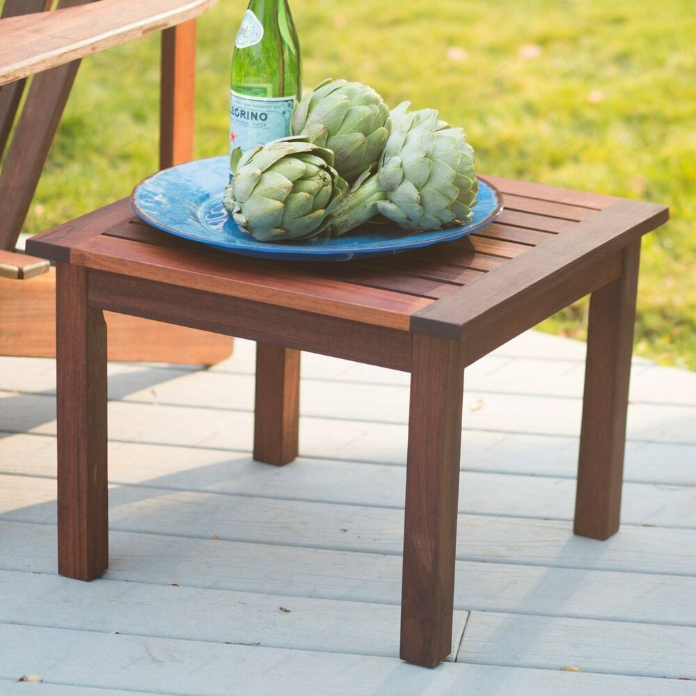 Best ideas about Outdoor End Tables
. Save or Pin Patio Side Table Outdoor End Accent Furniture Wood Yard Now.