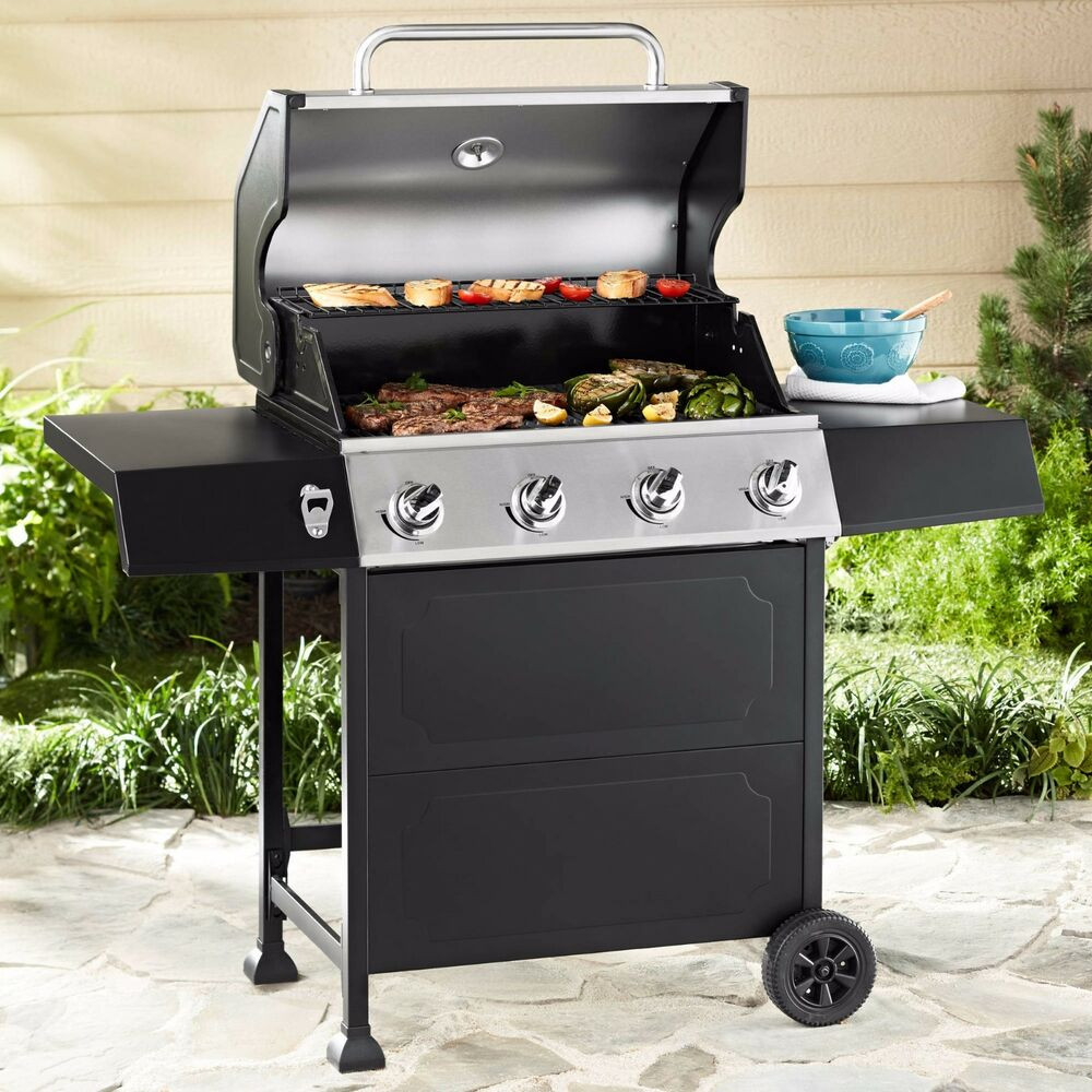 Best ideas about Outdoor Gas Grills
. Save or Pin Gas Grill Backyard 4 Burner Stainless Steel BBQ Party Now.