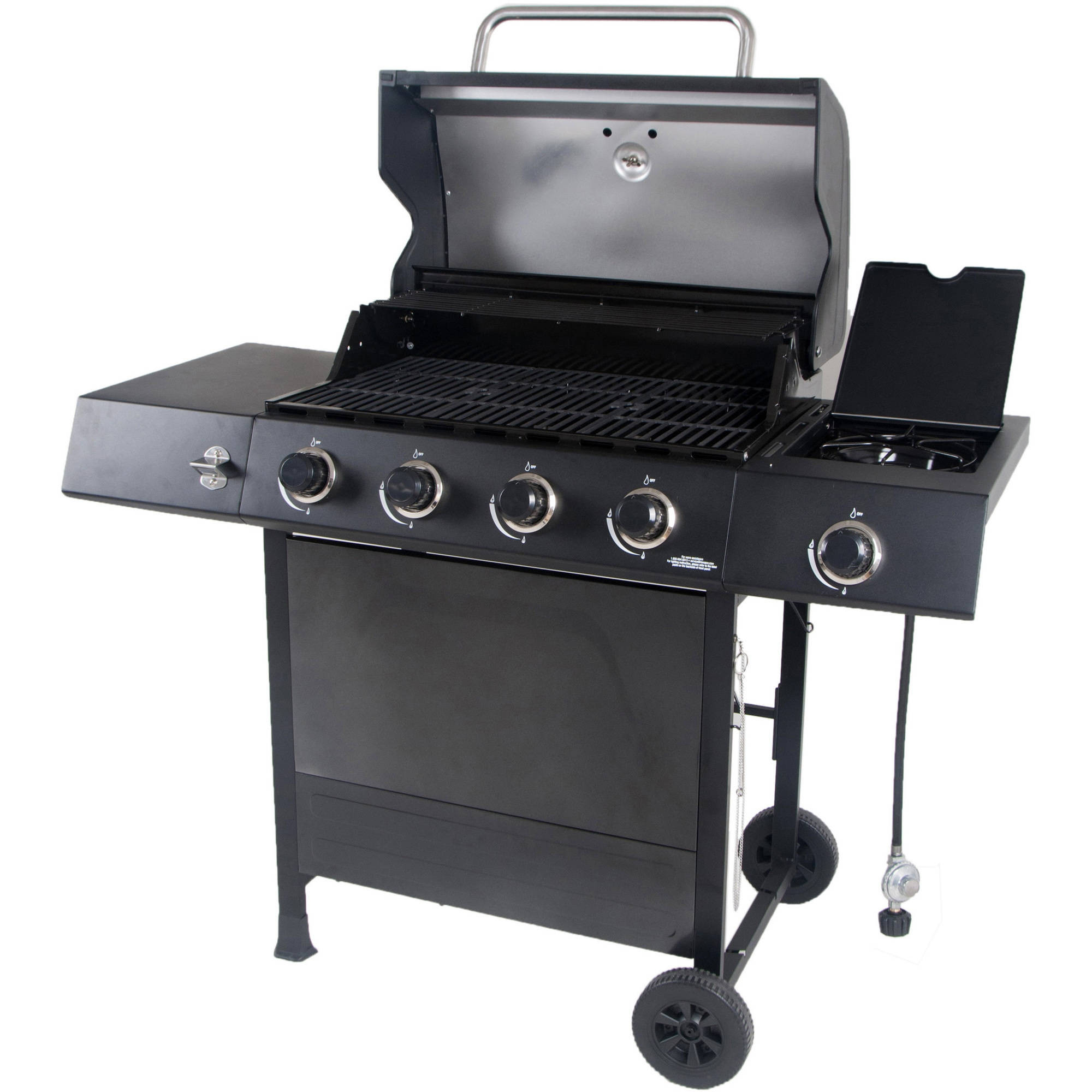 Best ideas about Outdoor Gas Grills
. Save or Pin 4 Burner LP Barbecue Gas Grill W Side Burner Backyard Now.