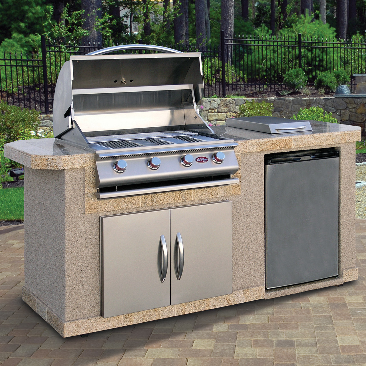 Best ideas about Outdoor Gas Grills
. Save or Pin CalFlame Outdoor Kitchen Islands 4 Burner Built In Propane Now.