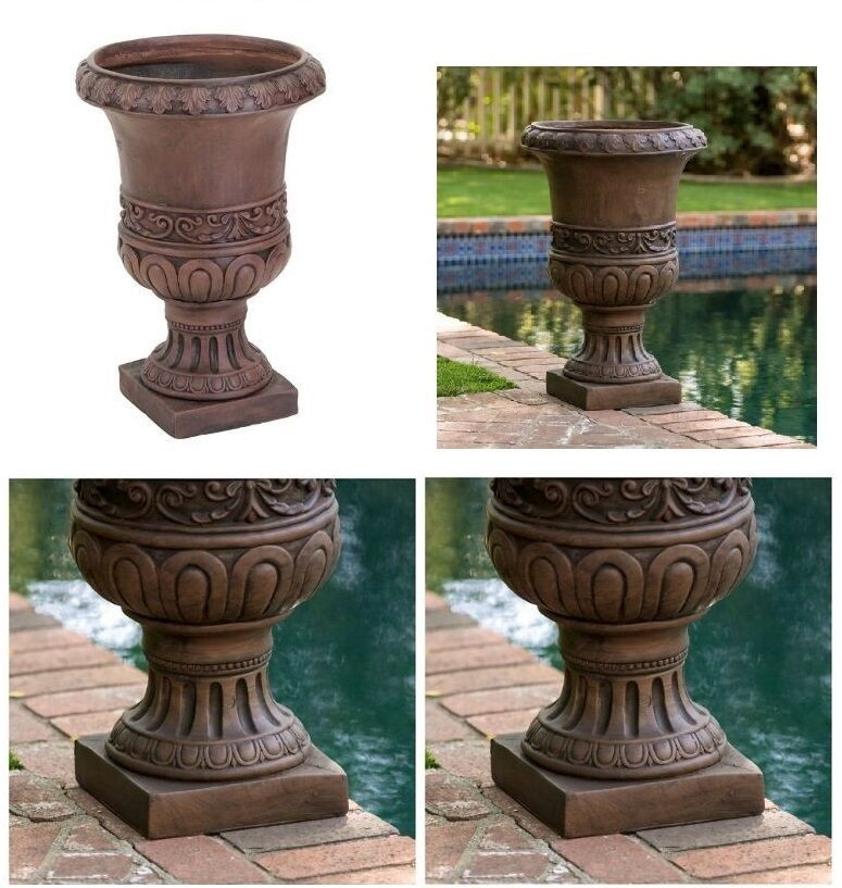 Best ideas about Outdoor Large Planters
. Save or Pin Garden Flower Pots Planters 26 Stone Urn Planter Now.