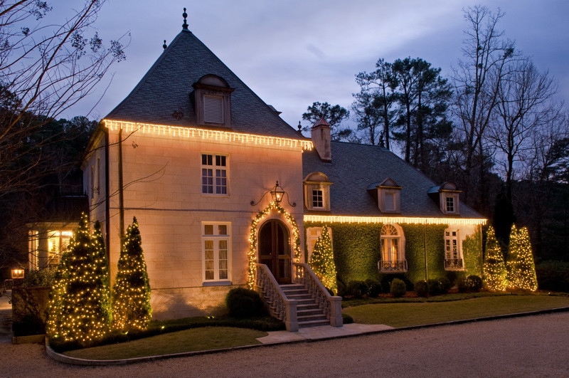 Best ideas about Outdoor Lighting Perspectives
. Save or Pin San Antonio holiday exterior tree wrapping with mini Now.