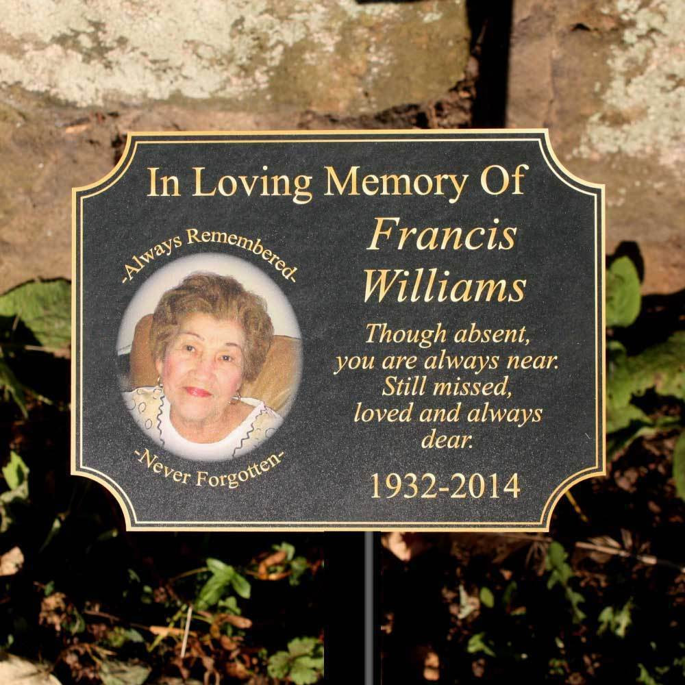 Best ideas about Outdoor Memorial Plaques
. Save or Pin Outdoor Memorial Plaque Any Text Pet Grave Now.