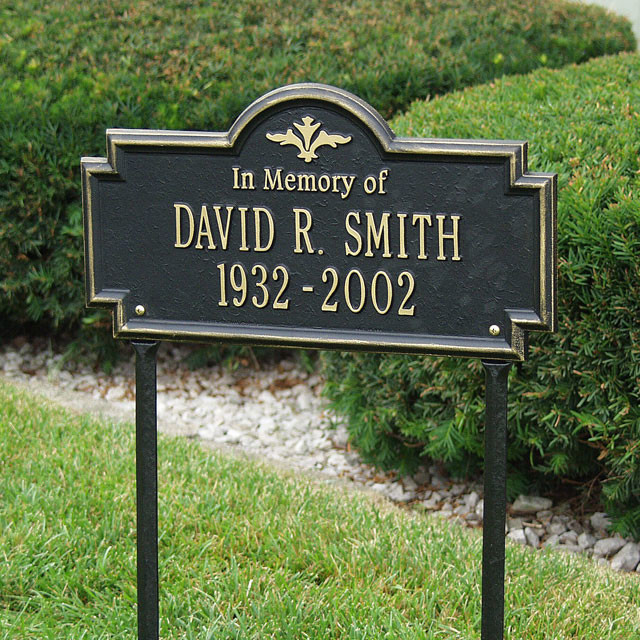 Best ideas about Outdoor Memorial Plaques
. Save or Pin Custom Memorial Lawn Marker Now.