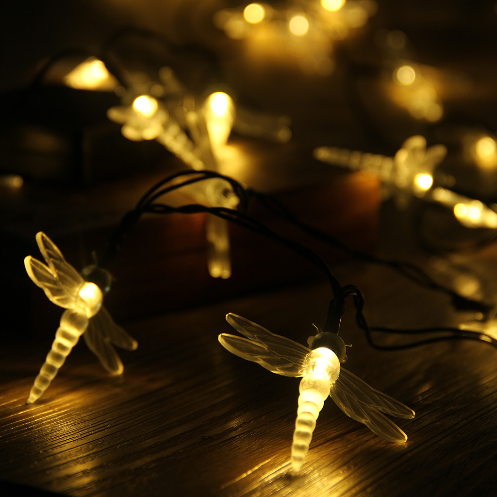 Best ideas about Outdoor Party Lights
. Save or Pin 30 LED White Solar Power Dragonfly Fairy String Lights Now.