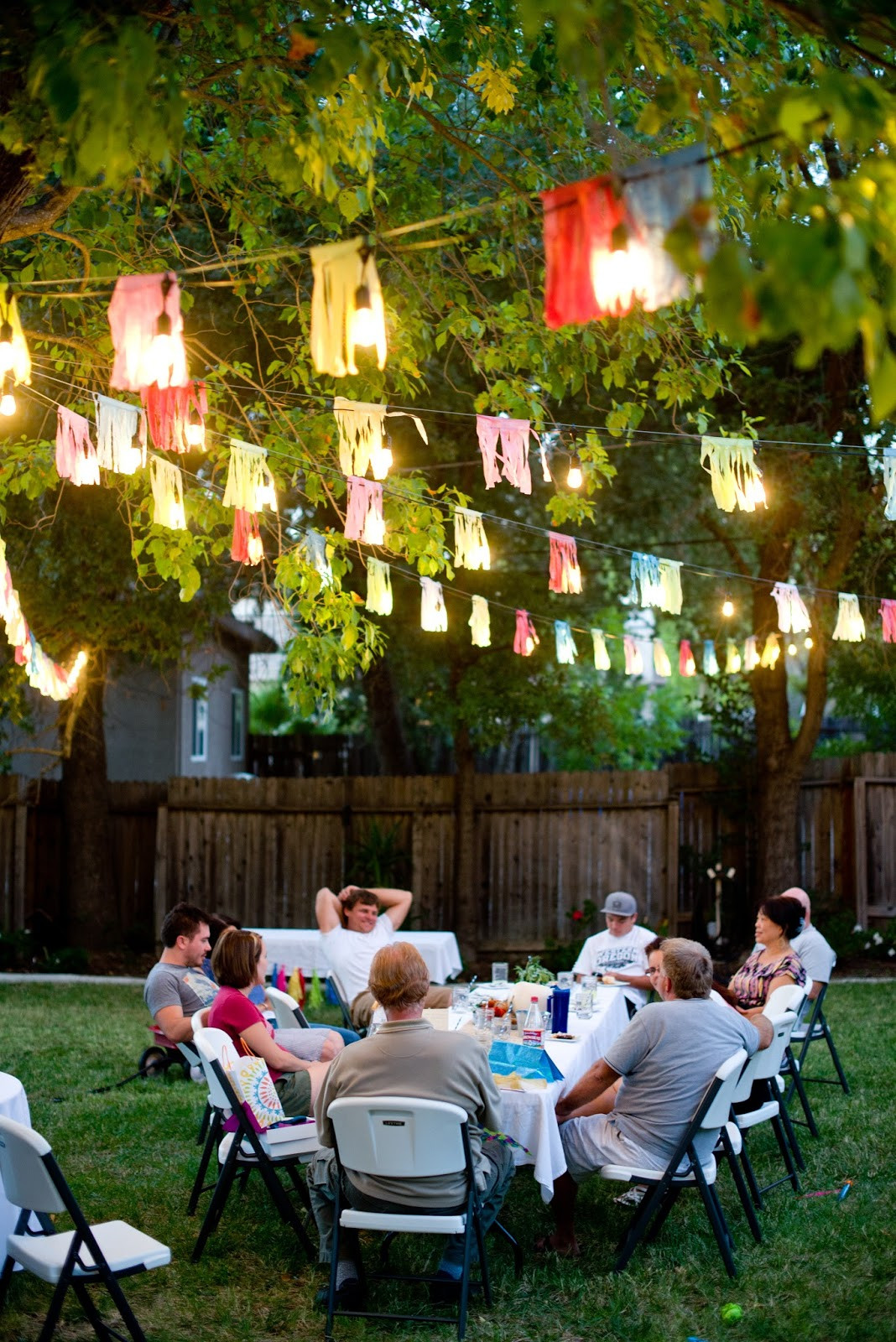Best ideas about Outdoor Party Lights
. Save or Pin Domestic Fashionista Backyard Fall Celebration Now.