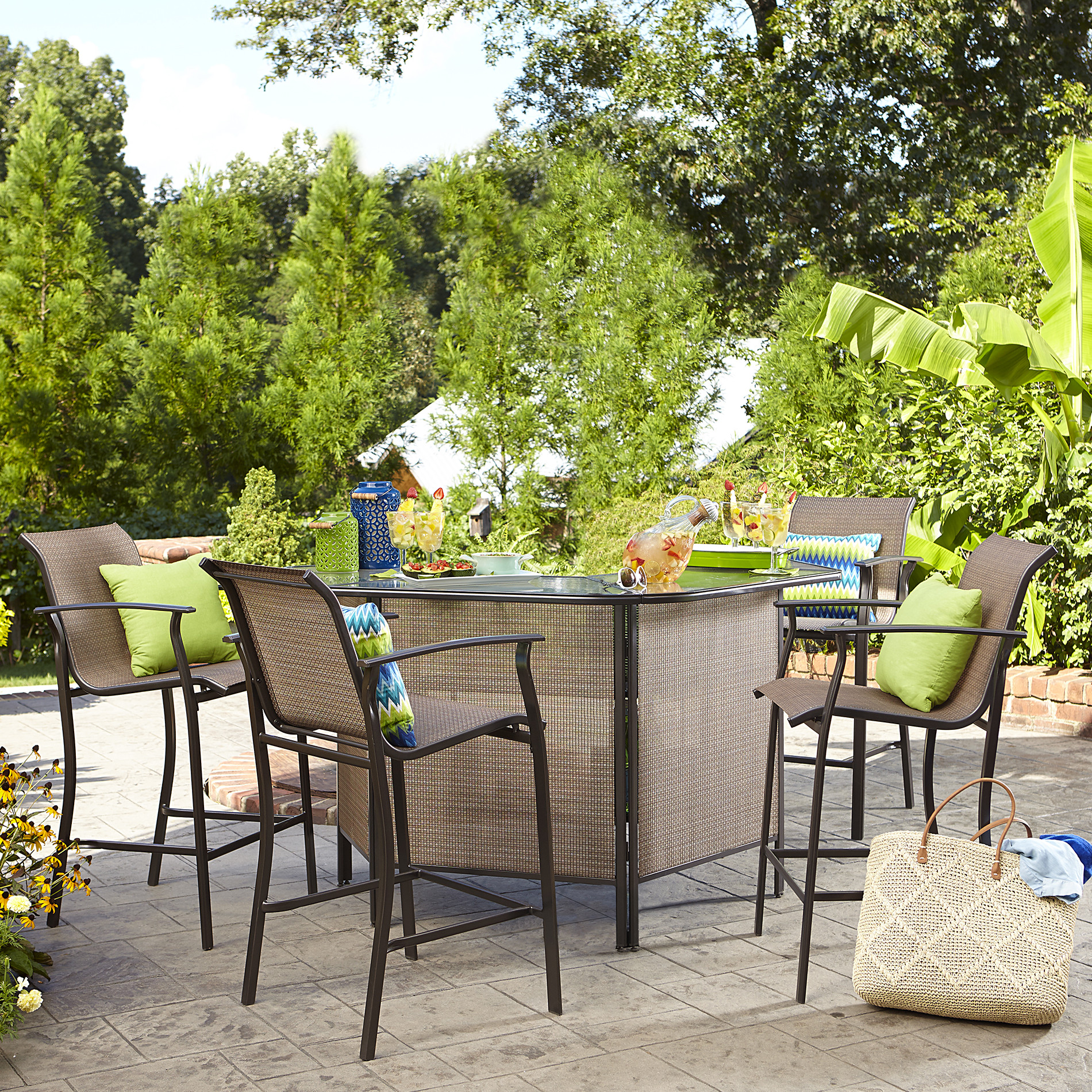 Best ideas about Outdoor Patio Bar Sets
. Save or Pin Garden Oasis Harrison 5 pc Outdoor Bar Set Now.