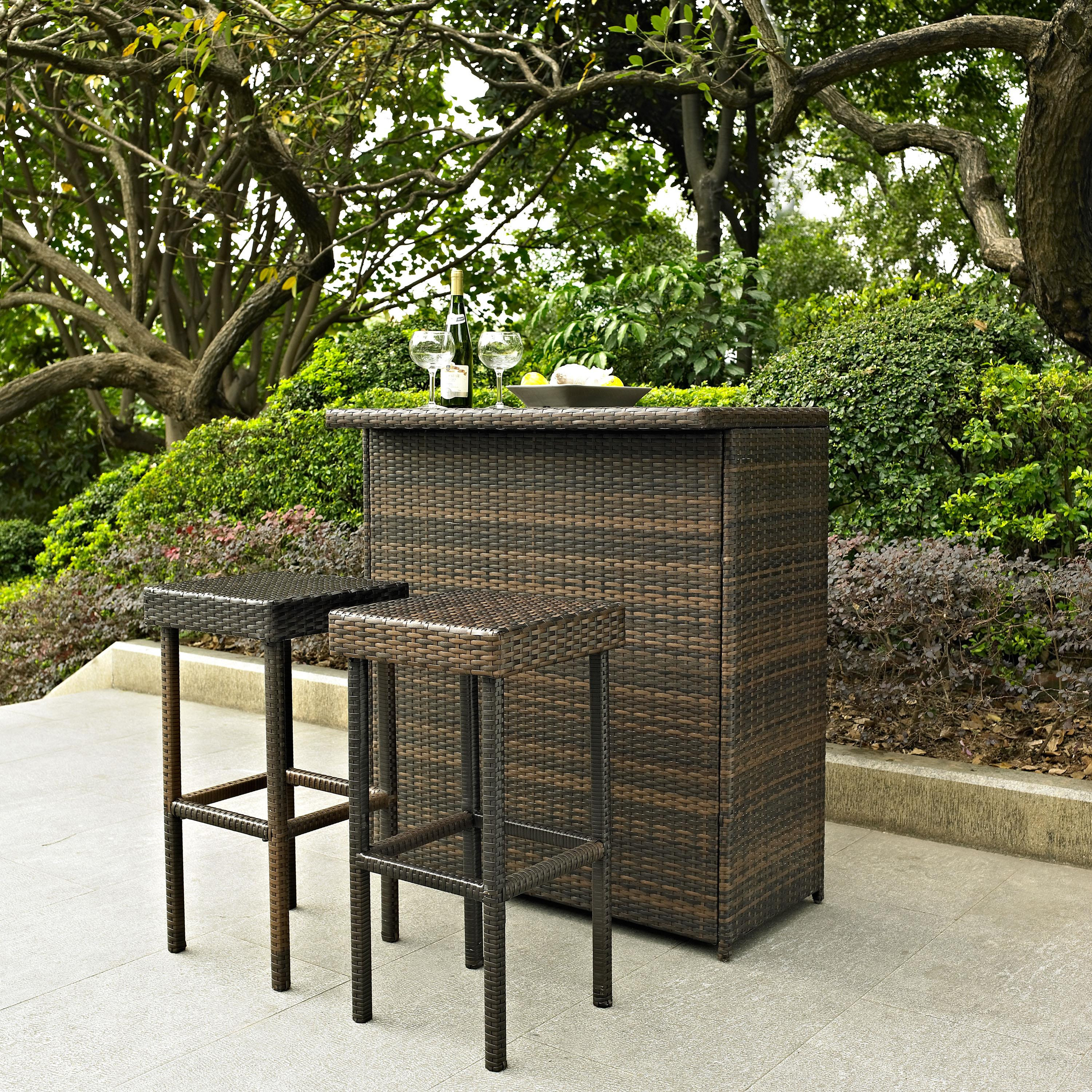 Best ideas about Outdoor Patio Bar Sets
. Save or Pin Palm Harbor 3 Piece Outdoor Wicker Bar Set Table & Two Now.