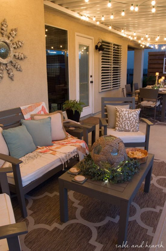 Best ideas about Outdoor Patio Decor
. Save or Pin Coastal Summer Patio Decor Rustic touches and a little Now.