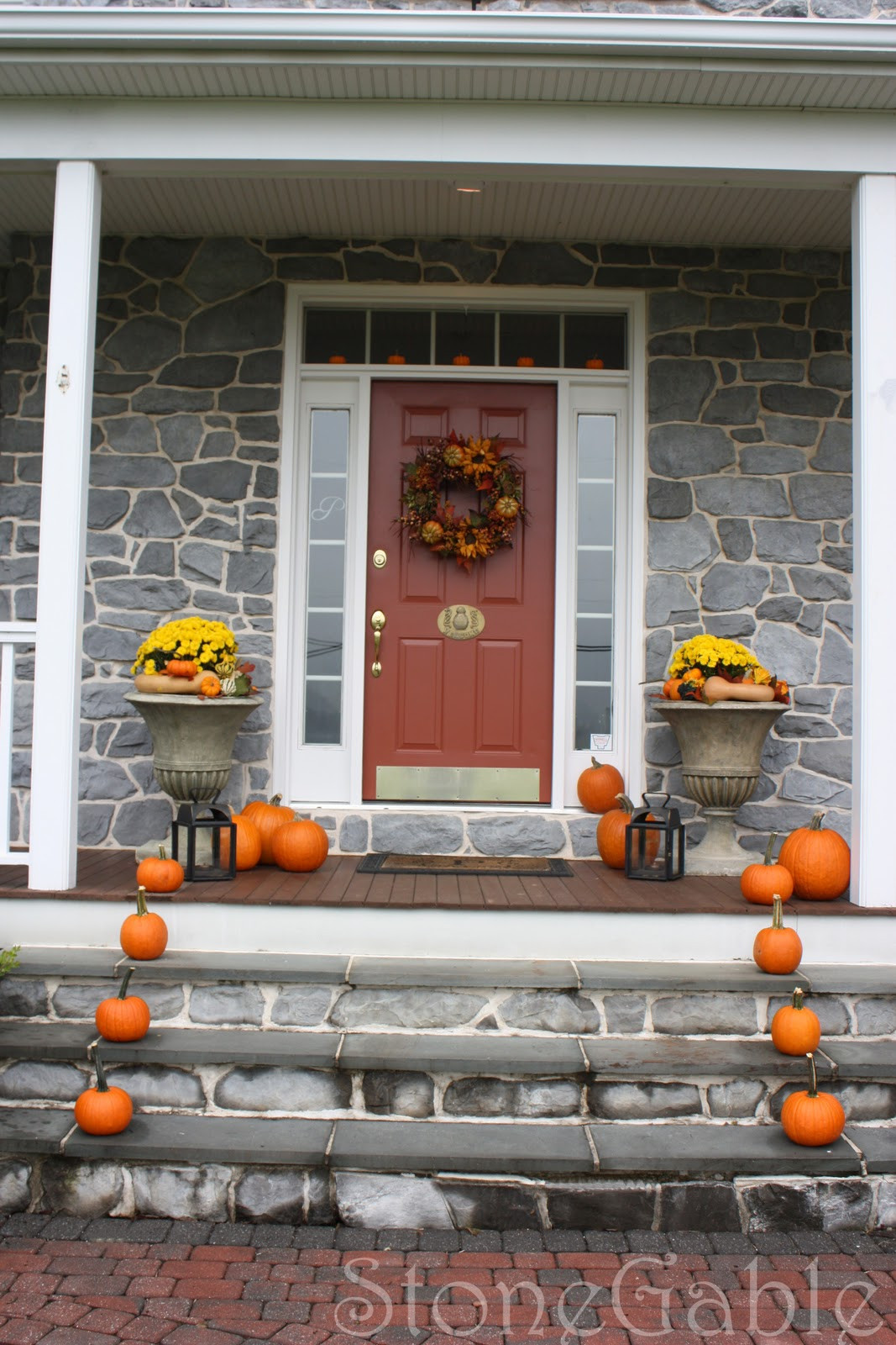 Best ideas about Outdoor Patio Decor
. Save or Pin Outdoor Fall Decor StoneGable Now.