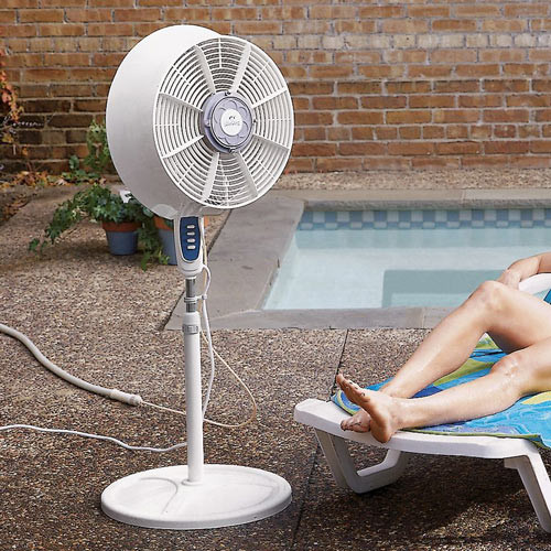 Best ideas about Outdoor Patio Fan
. Save or Pin Windchaser Windchill Cool Mist Outdoor Fan Now.
