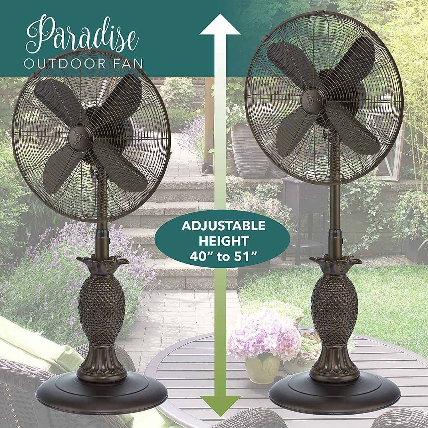 Best ideas about Outdoor Patio Fan
. Save or Pin Paradise Outdoor Patio Standing Pedestal Fan Now.