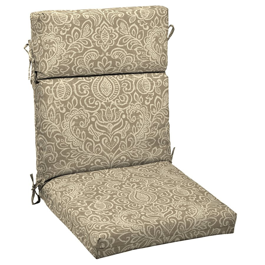 Best ideas about Outdoor Patio Furniture Cushions
. Save or Pin Garden Treasures Neutral Stencil High Back Chair Cushion Now.