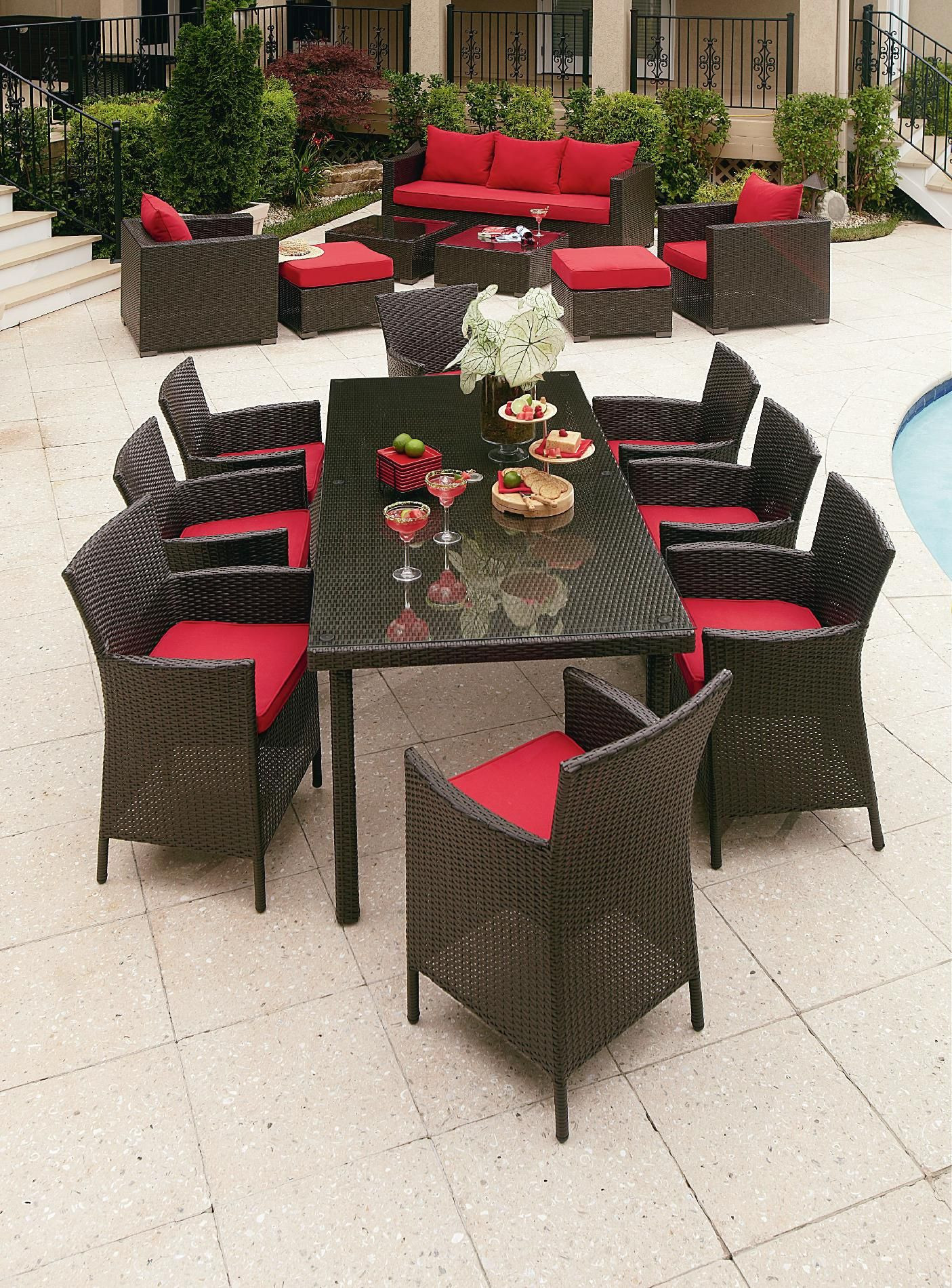 Best ideas about Outdoor Patio Furniture Sets
. Save or Pin Grand Resort Osborn 9 Piece Rectangle Dining Set Featuring Now.