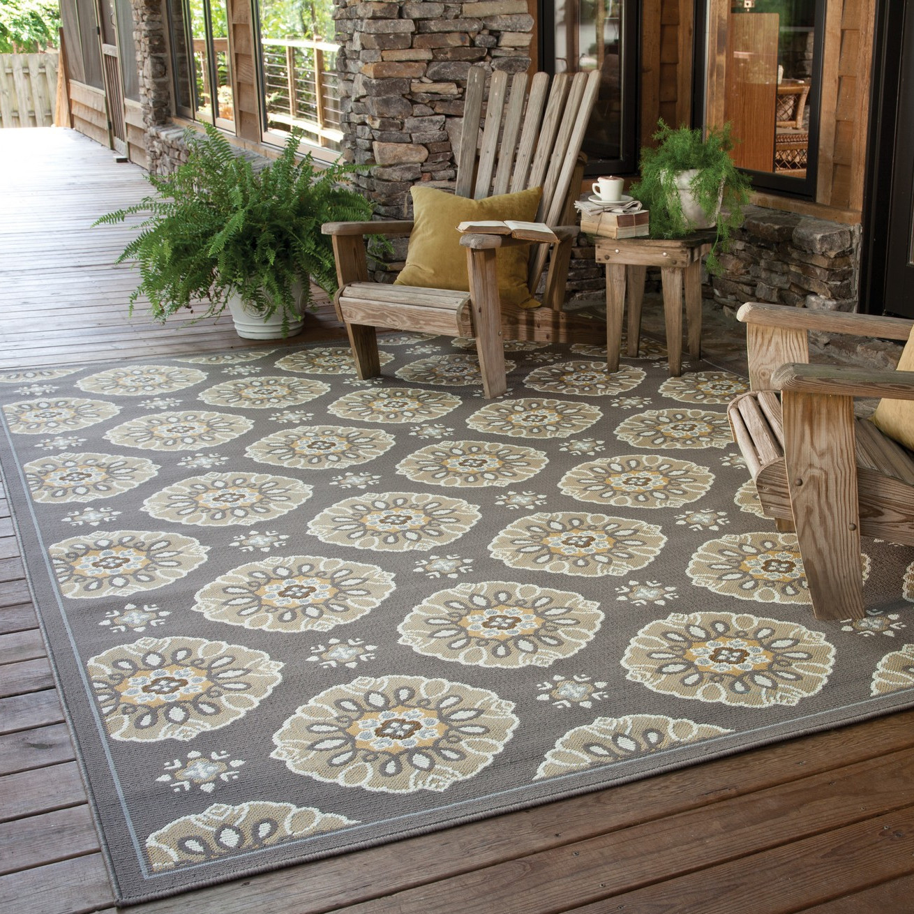 Best ideas about Outdoor Patio Rug
. Save or Pin Threadbind Milltown Grey Gold Indoor Outdoor Area Rug Now.