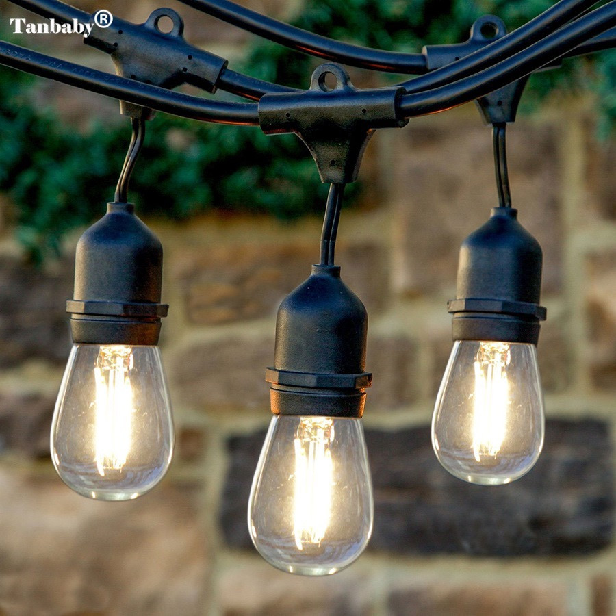 Best ideas about Outdoor Patio String Lights
. Save or Pin Tanbaby 10M 10 LED Waterproof E26 E27 String Lights Indoor Now.