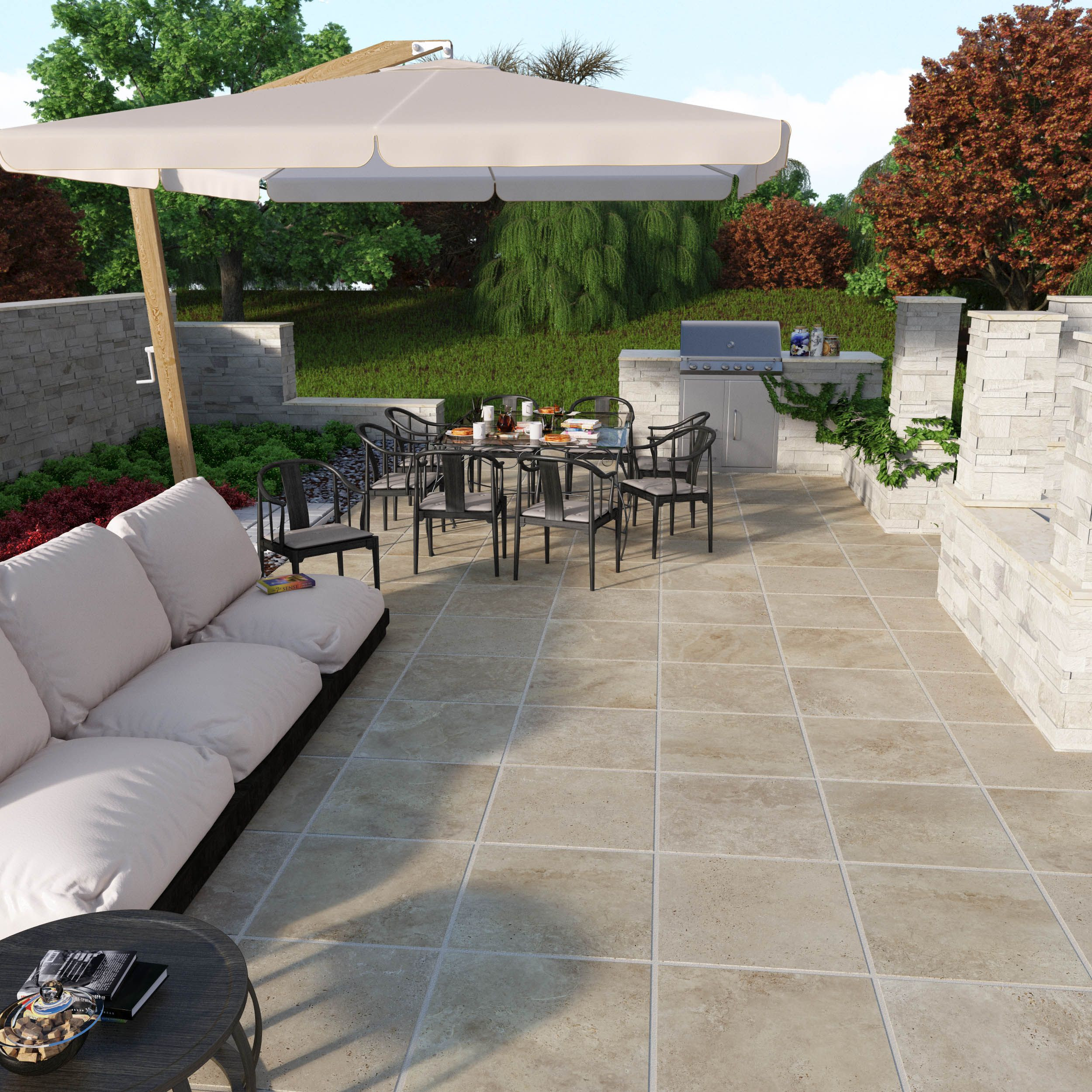 Best ideas about Outdoor Patio Tile
. Save or Pin Sandset porcelain patio stones easy to install for a Now.