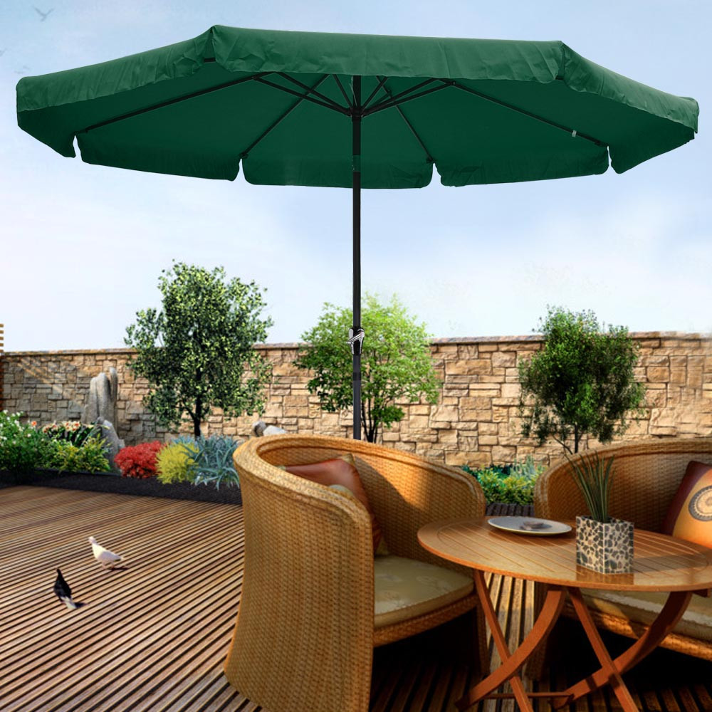 Best ideas about Outdoor Patio Umbrella
. Save or Pin 10ft Aluminum Outdoor Patio Umbrella w Valance Crank Tilt Now.
