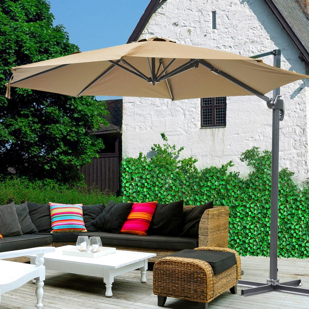 Best ideas about Outdoor Patio Umbrella
. Save or Pin 10 Hanging Roma fset Umbrella Outdoor Patio Sun Shade Now.