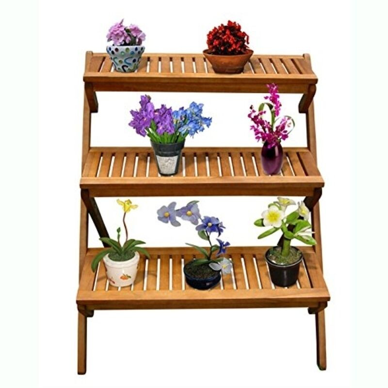 Best ideas about Outdoor Plant Stand
. Save or Pin Vifah Outdoor Wood Three Layer Plant Stand V499 Plant Now.
