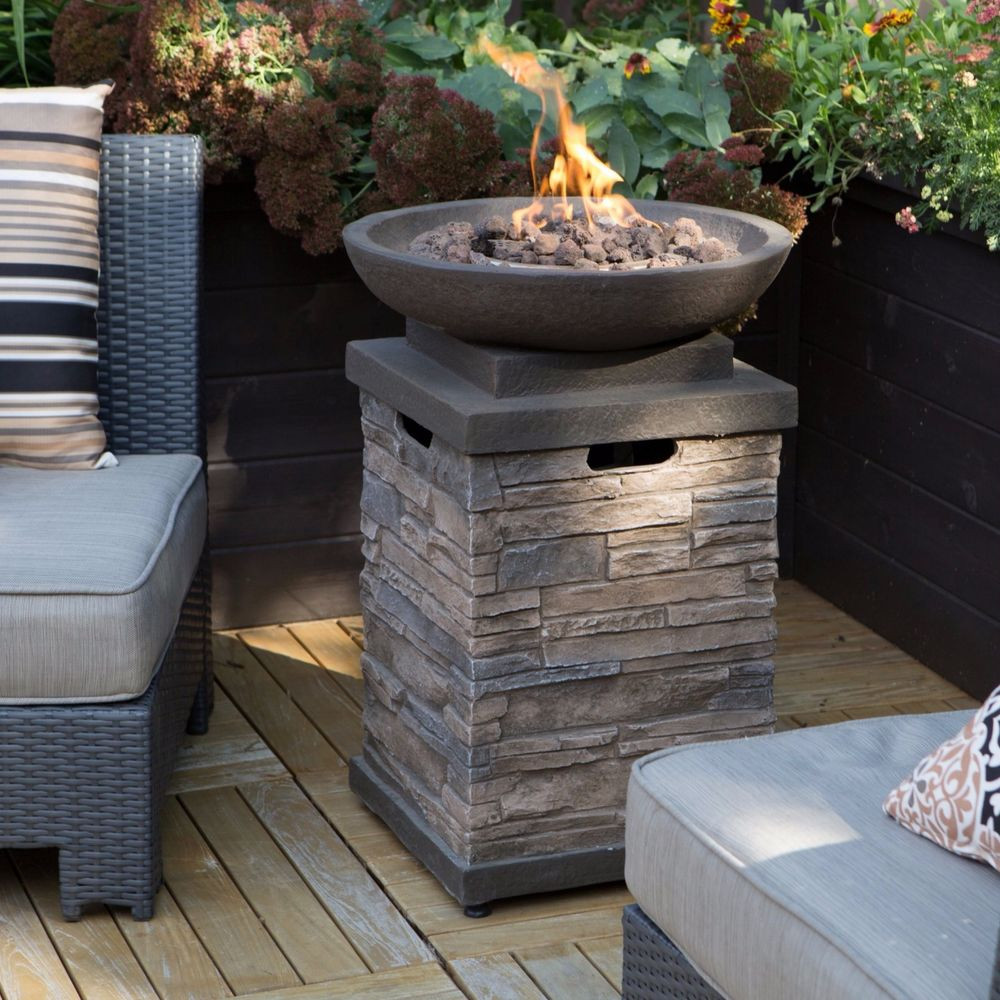 Best ideas about Outdoor Propane Fire Pit
. Save or Pin Patio Deck Fire Pit Bowl Table Propane Backyard Outdoor Now.