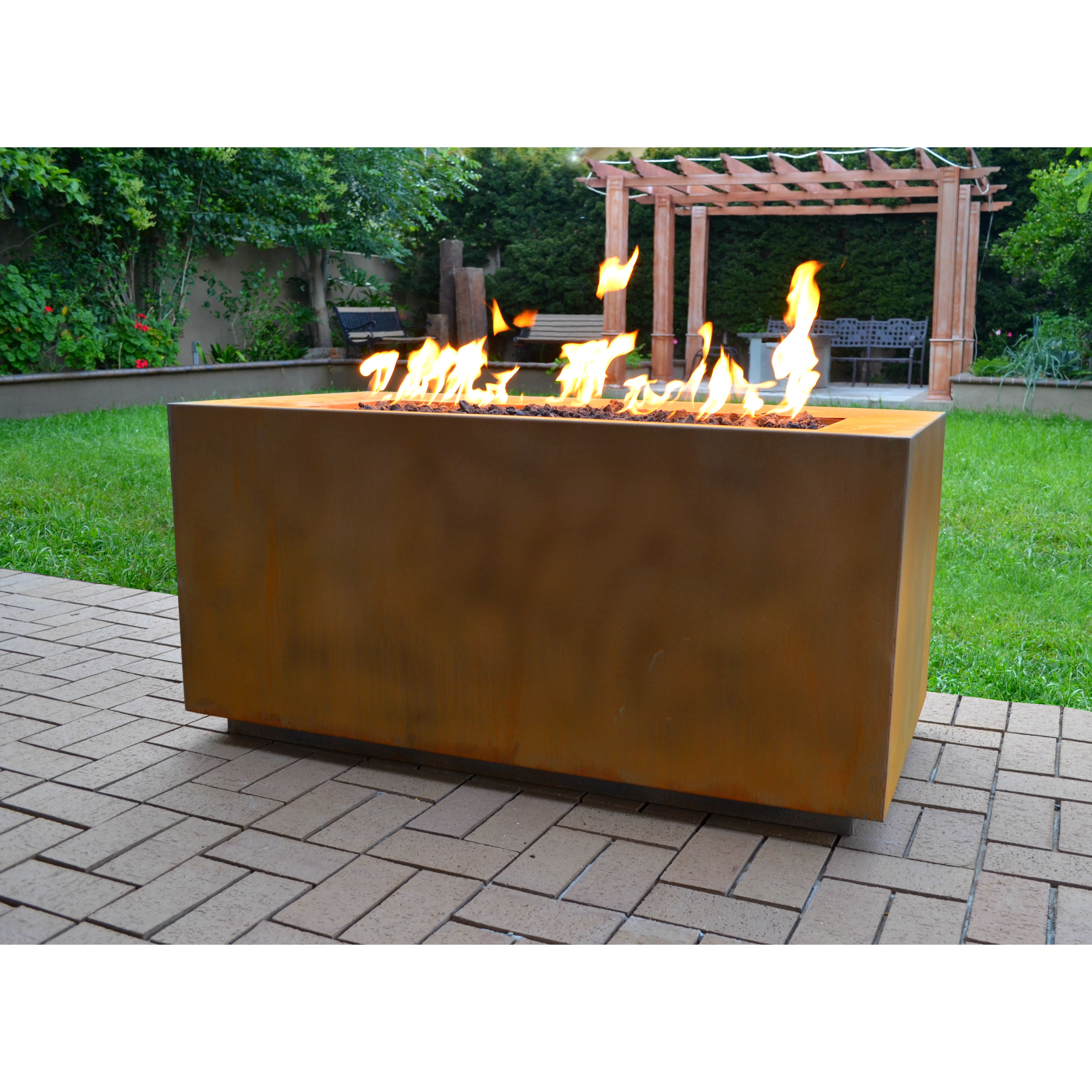 Best ideas about Outdoor Propane Fire Pit
. Save or Pin The Outdoor Plus Corten Steel Propane Fire Pit Table Now.