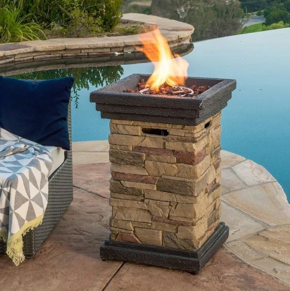 Best ideas about Outdoor Propane Fire Pit
. Save or Pin Patio Fire Pit Table Outdoor Gas Fireplace Bowl Propane Now.