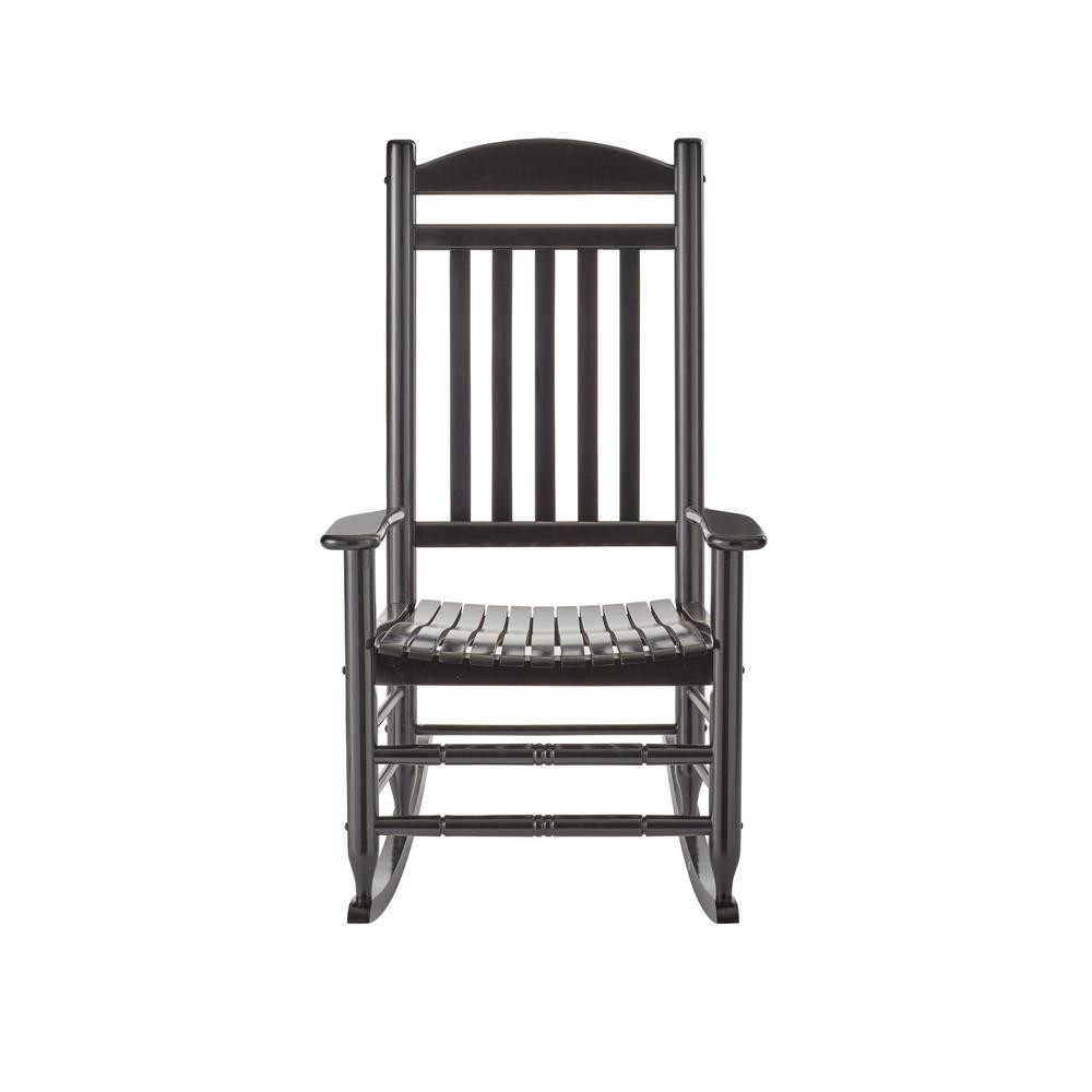 Best ideas about Outdoor Rocking Chairs
. Save or Pin Black Wood Outdoor Rocking Chair IT B The Home Depot Now.