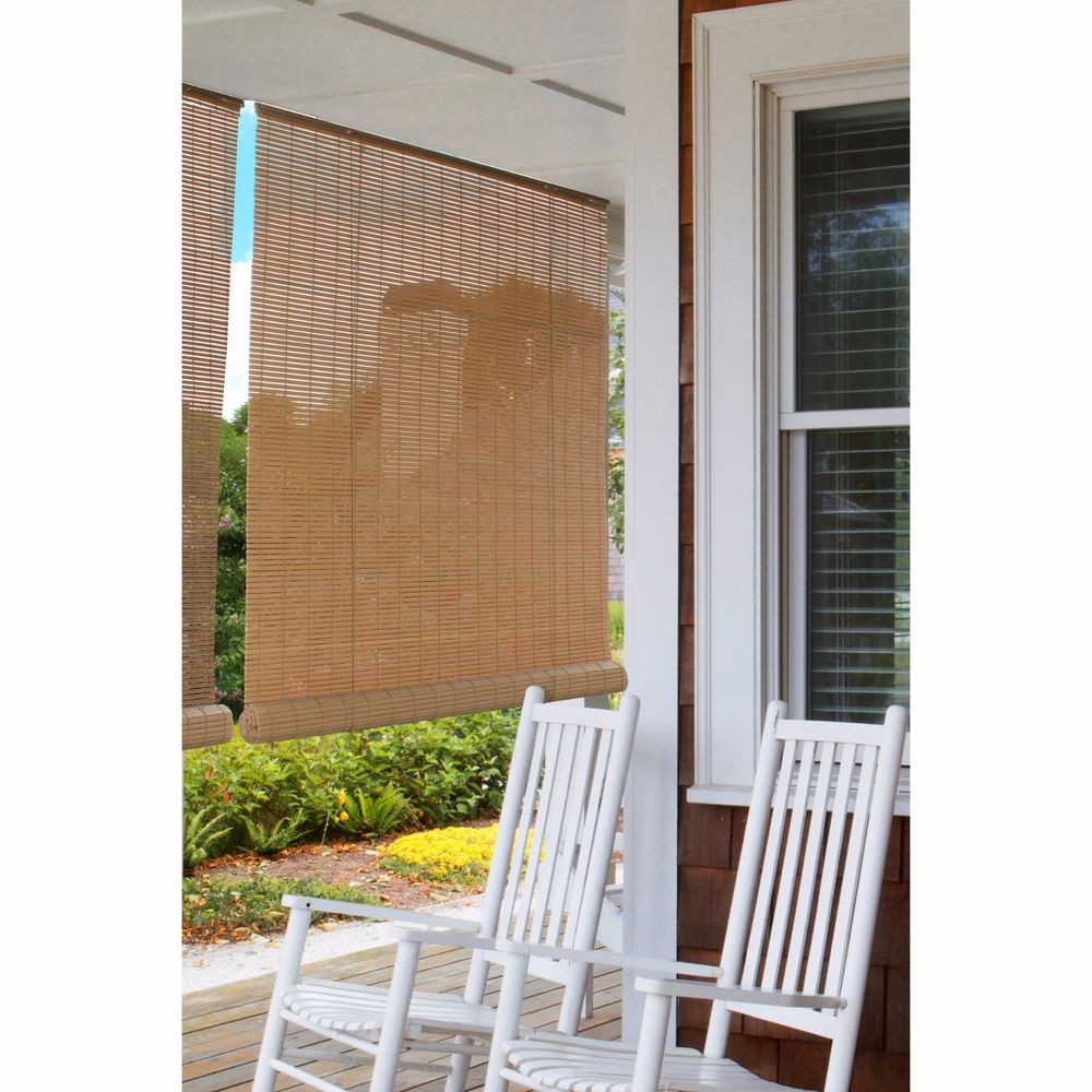 Best ideas about Outdoor Roll Up Blinds
. Save or Pin Indoor Outdoor Bamboo Reed Blinds Roll Up Sun Shade Patio Now.