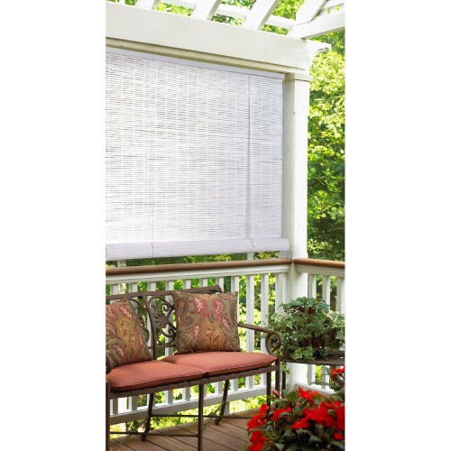 Best ideas about Outdoor Roll Up Blinds
. Save or Pin Radiance 1 4 in Oval PVC Indoor Outdoor Roll Up Blind Now.