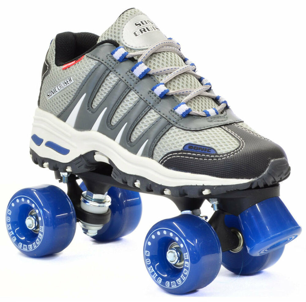 Best ideas about Outdoor Roller Skates
. Save or Pin Gray Sonic Cruiser Outdoor Quad Sneaker Roller Skates Now.