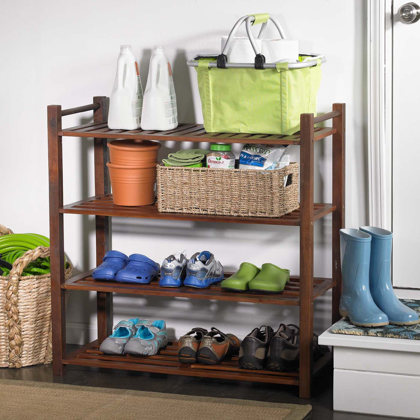 Best ideas about Outdoor Shoe Storage
. Save or Pin Merry Products SLF Four Tier Outdoor Shoe Rack Now.