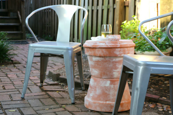 Best ideas about Outdoor Side Table Ideas
. Save or Pin Over on eHow DIY Outdoor Terra Cotta Storage Table Now.