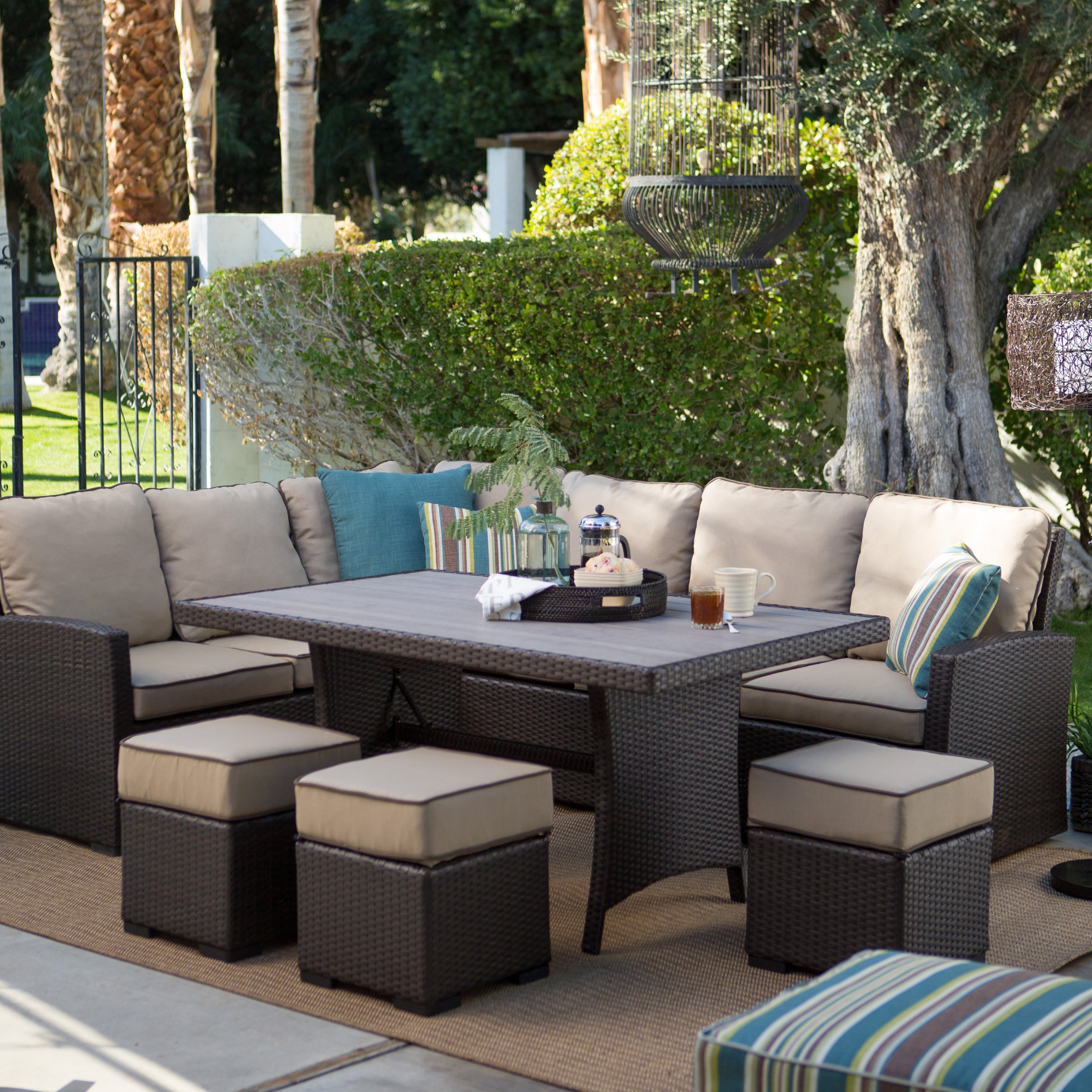 Best ideas about Outdoor Sofa Set
. Save or Pin All Weather Outdoor Sectional Sofa Converstational Set Now.