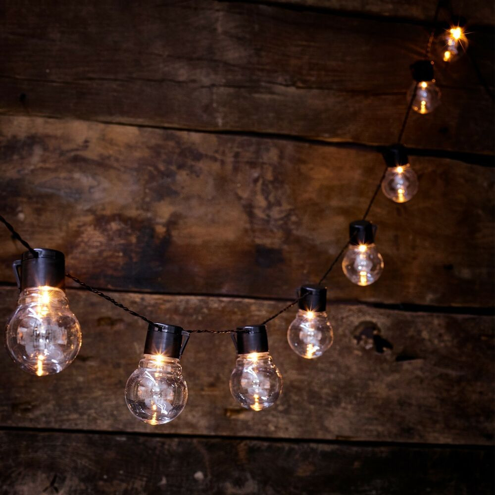 Best ideas about Outdoor Solar String Lights
. Save or Pin NEW Solar Powered Retro Bulb String Lights For Garden Now.