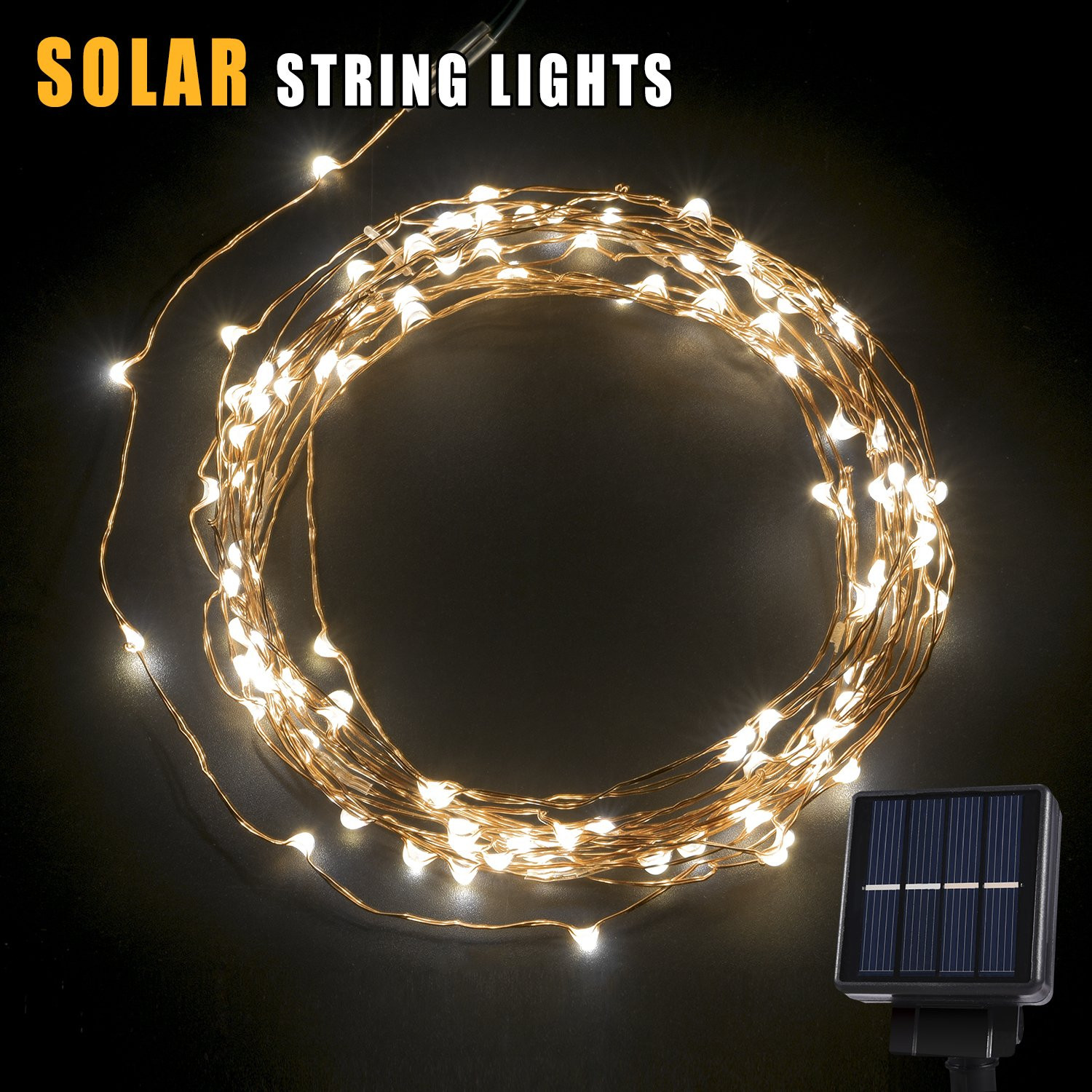 Best ideas about Outdoor Solar String Lights
. Save or Pin Solar LED String Light 120 LEDs Outdoor Solar Powered LED Now.