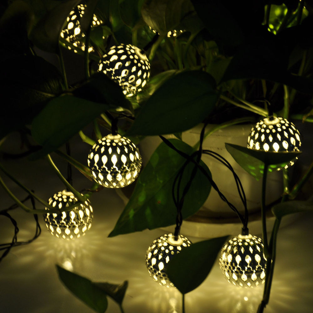 Best ideas about Outdoor Solar String Lights
. Save or Pin Globe Solar power String Lights for Outdoor Garden Party Now.