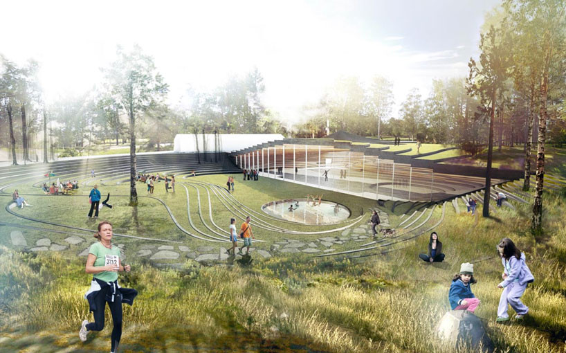 Best ideas about Outdoor Sports Center
. Save or Pin BIG architects ice hockey rink in umea Now.