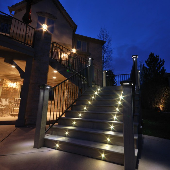 Best ideas about Outdoor Stair Lighting
. Save or Pin Indoor Outdoor LED Recessed Black Stair Light Kit 4 LED Now.